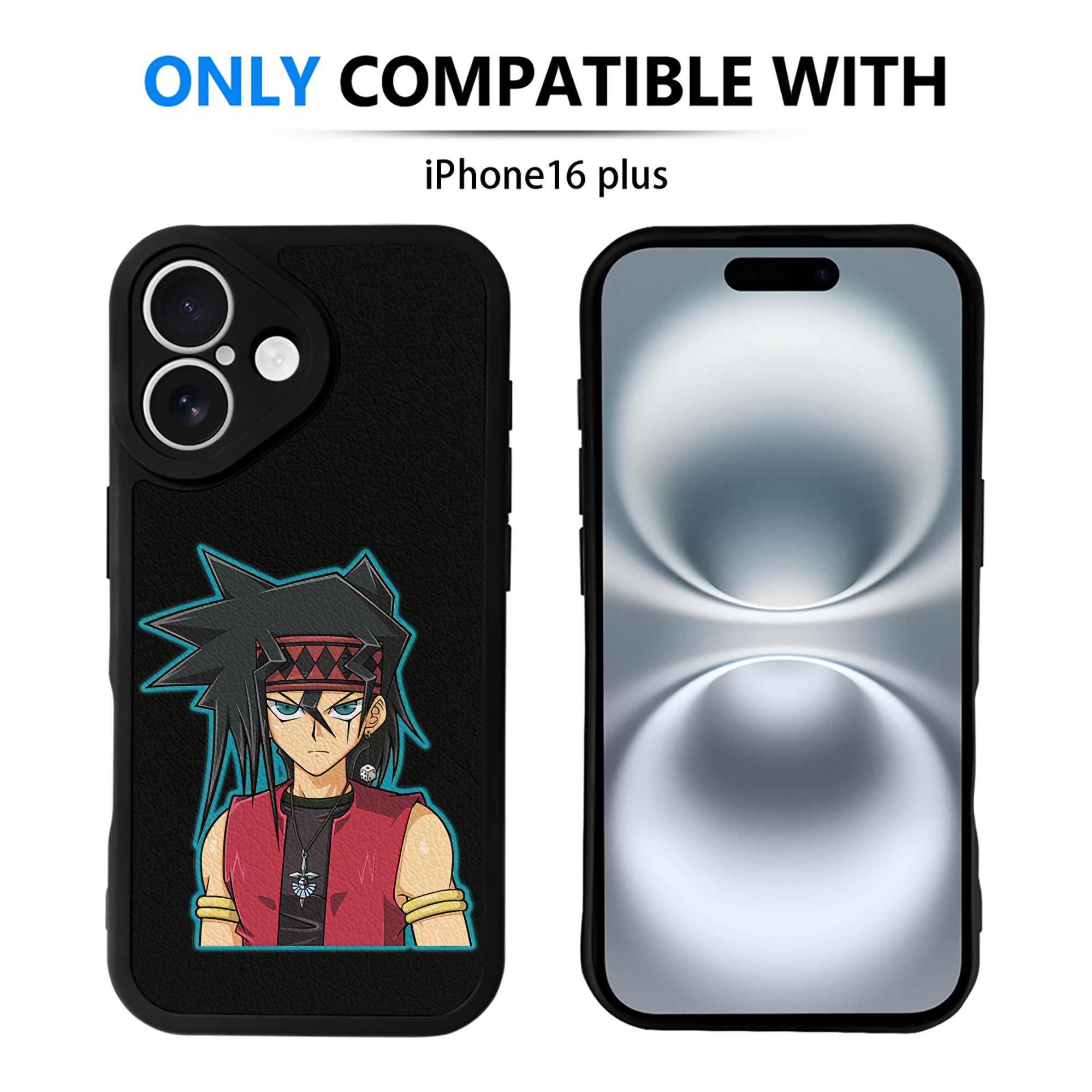 遊☆戯☆王 Yu-Gi-Oh! 【iPhone 16シリーズ対応】シリコンスマホケース（レザー調） 材質：シリコン